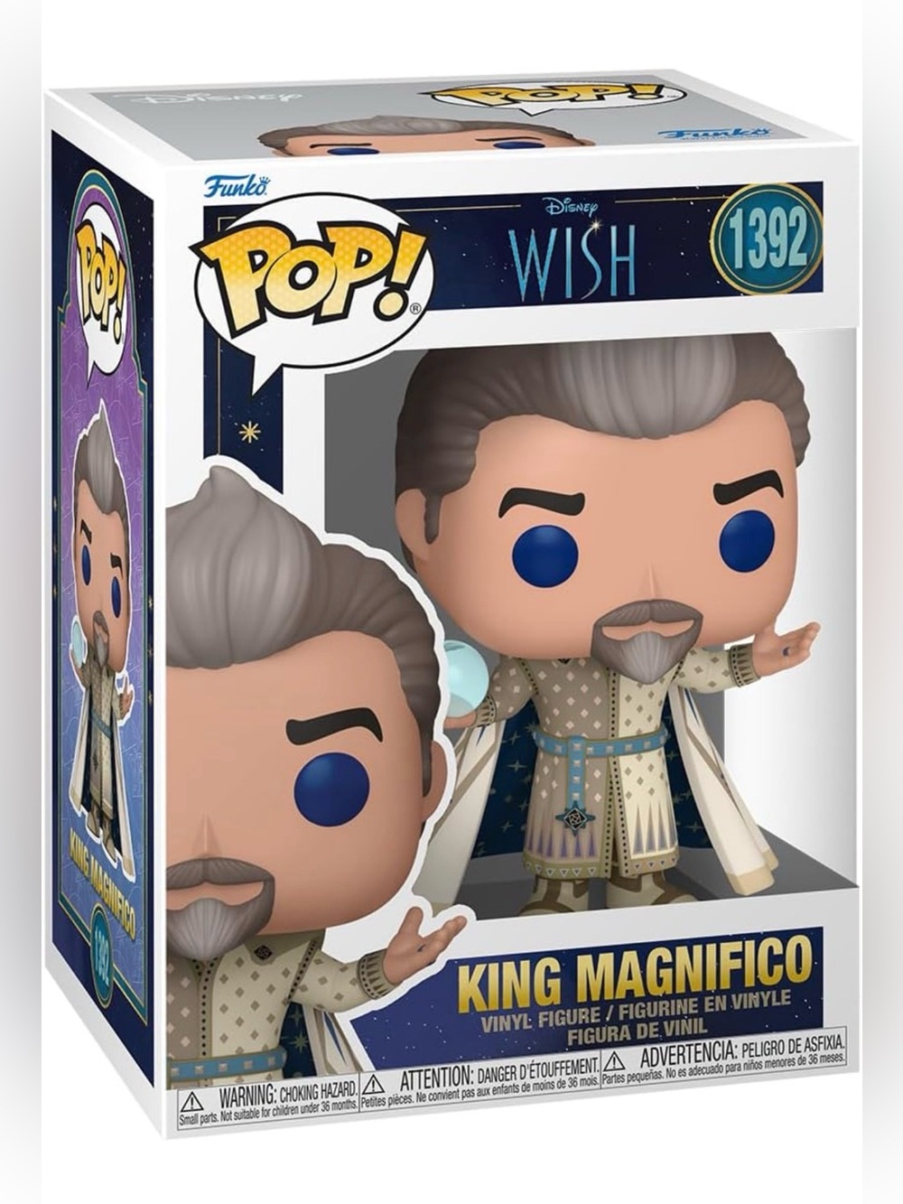Funko Pop Disney #1392 Wish King Magnifico Brand New